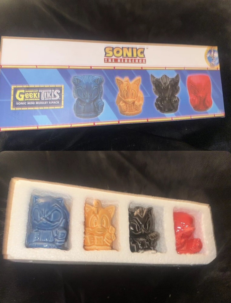 Sonic Mugs 4 Pack Brand New! Movie 2025