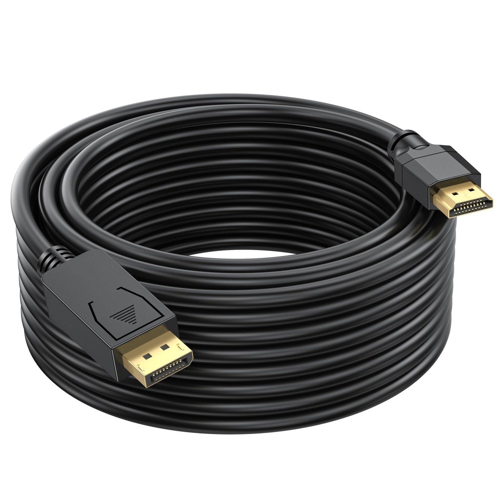 4K 35FT DisplayPort to HDMI Cable Adapter for Ultra HD Video