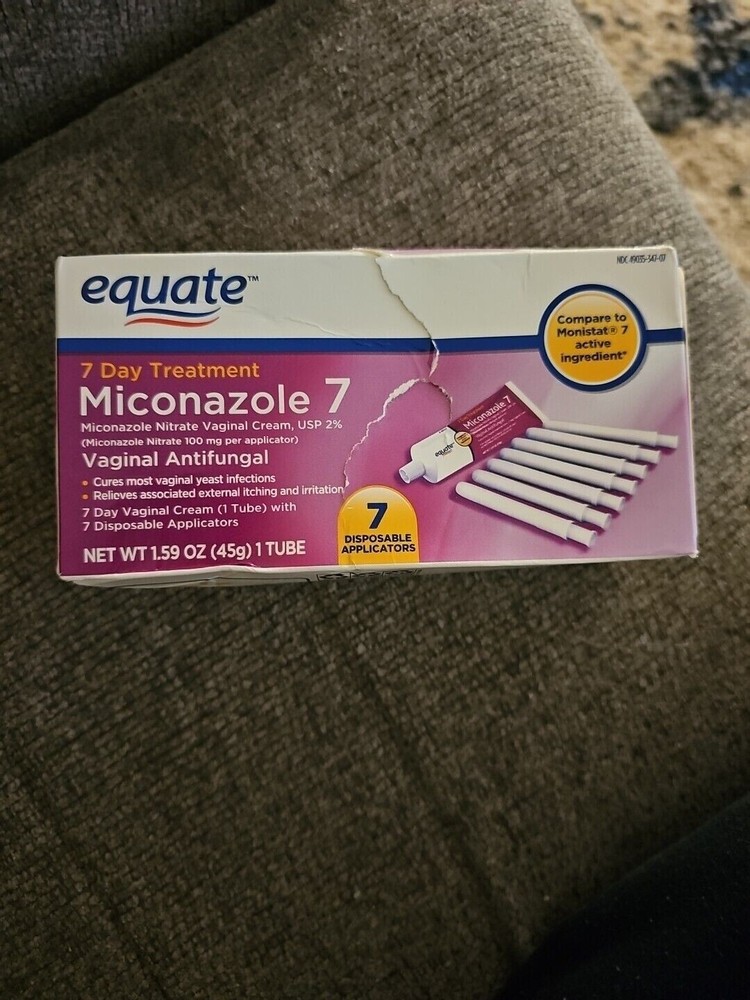 Equate 7 Day Vaginal Antifungal Treatment 1.59 oz FREE SHIPPING! BUY NOW! 2/2025-image