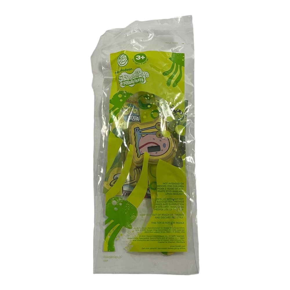 Spongebob Squarepants Gary the Snail Burger King Watch 2010 New in Package