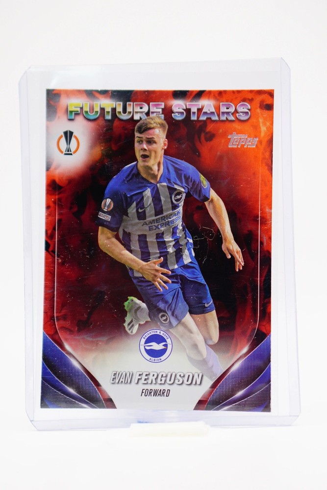 EVAN FERGUSON 2023-24 Flagship UEFA Brighton Inferno Future Stars Auto