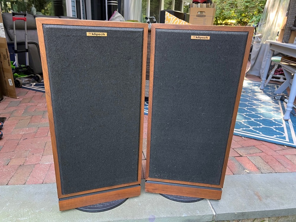 Klipsch Forte Vintage Speakers Tube Friendly Made in USA