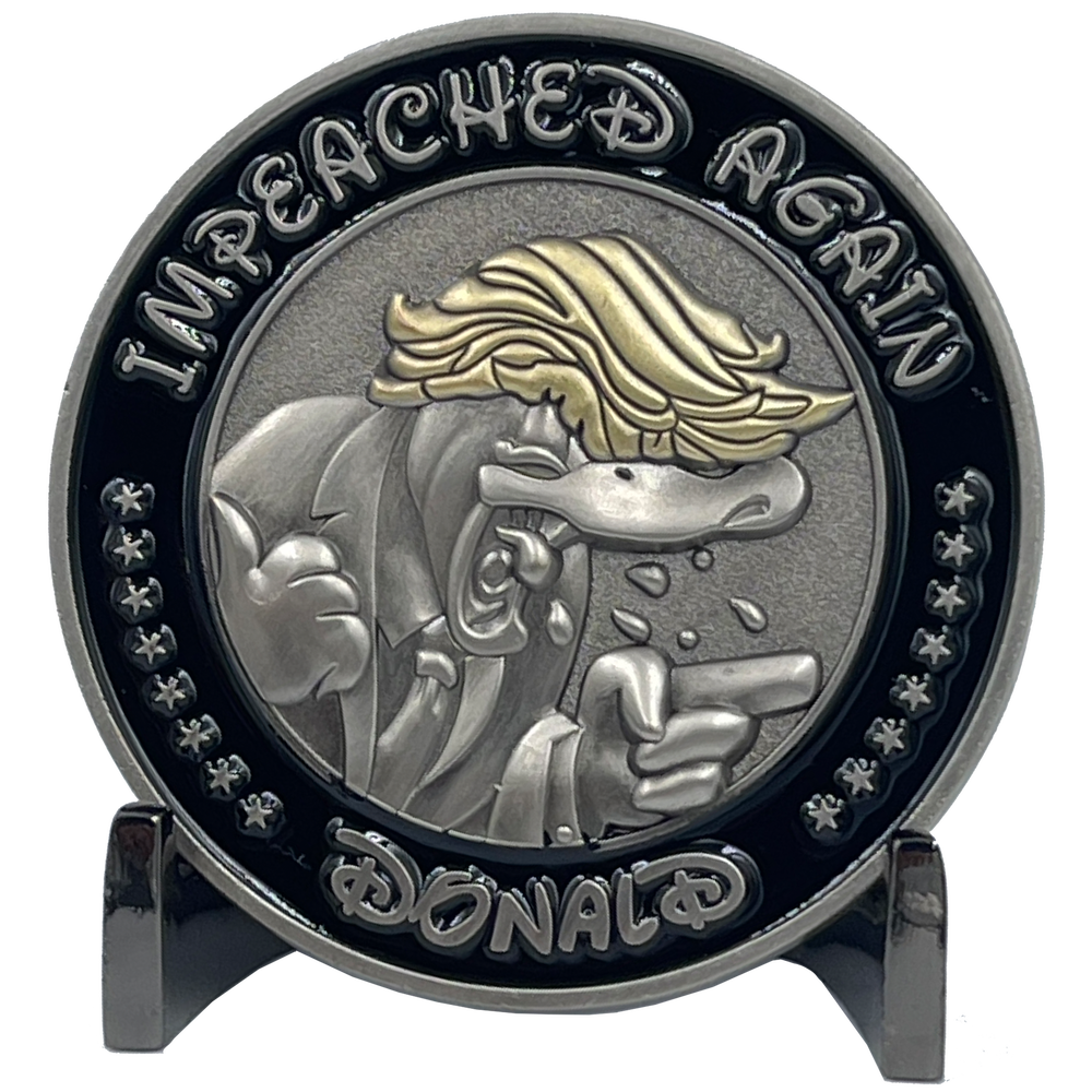 Donald Trump Duck Challenge Coin President MAGA 45 BL7-001