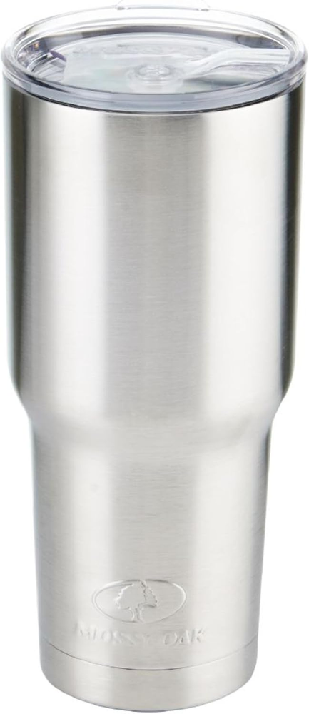 30oz Silver Double Walled Stainless Steel Tumbler for Insulated Durability