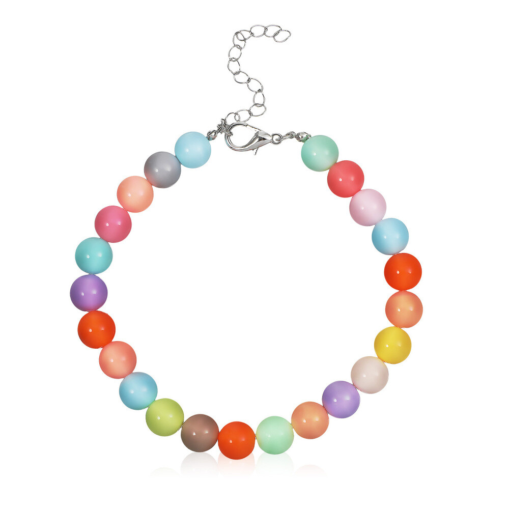 Pastel Rainbow Cat Collar for Female Kittens and Small Dogs