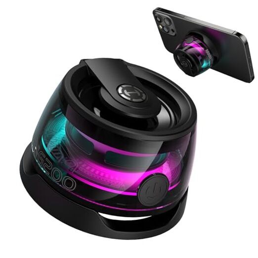 G200 Magnetic Bluetooth Speaker - Gifts Ideas - Phone Stand Bluetooth Black