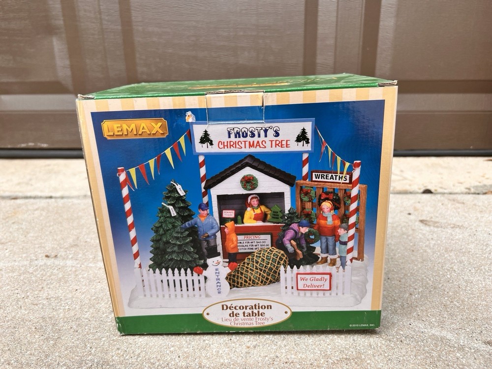Lemax Frostys Christmas Tree Lot 03830 Holiday Village Collectible
