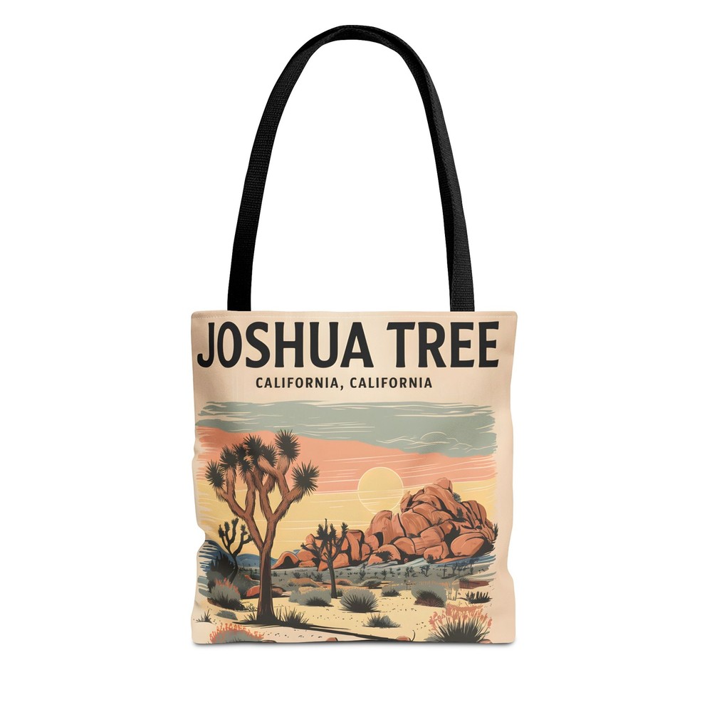 Joshua Tree Tote Bag California Desert Landscape Outdoor Travel Apparel Casual