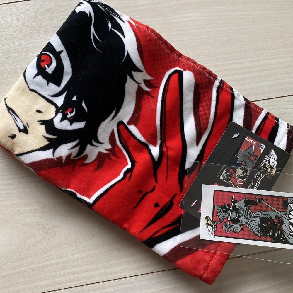 Face Towel Persona 5 Joker Sticker Included