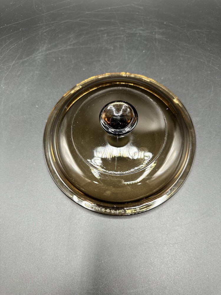 Pyrex V-1-C 1L Amber Vision Corning Pot Replacement Lid