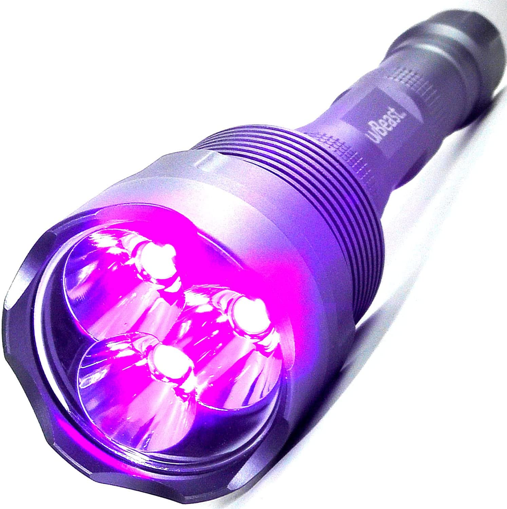 New V3 385-395Nm Black Light UV Flashlight - High Power Upgraded Triple Broad Ba