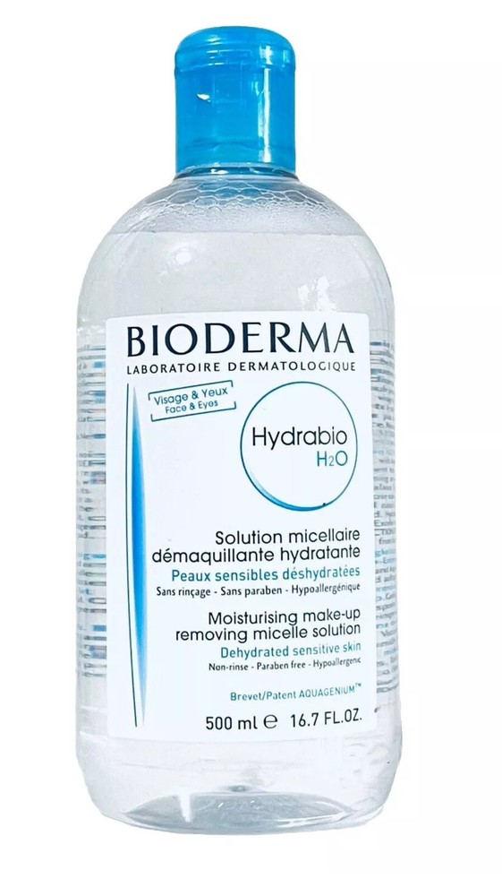 Bioderma Hydrabio H2O 16.7 fl oz500 ml. Facial Cleanser