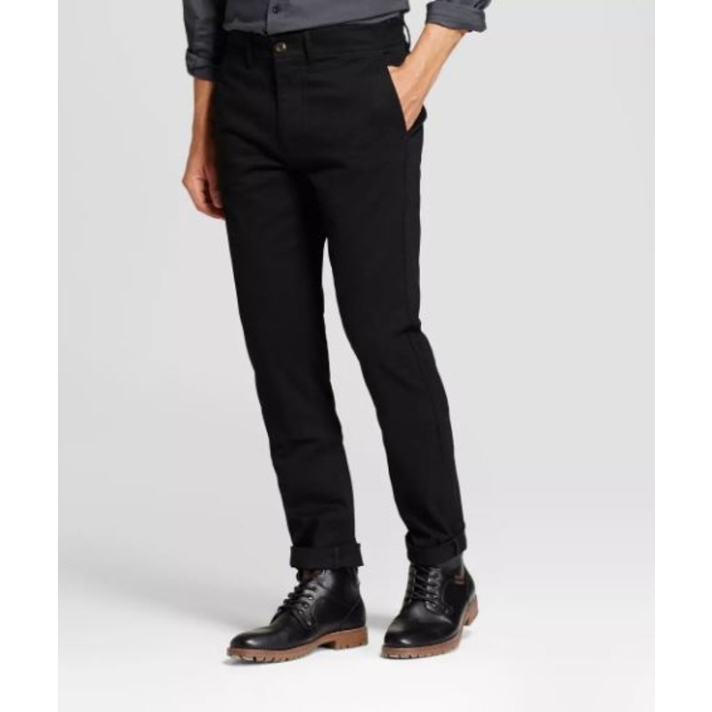 Goodfellow & Co Men's Athletic Fit Black Henn Denim Jeans 38Wx32L