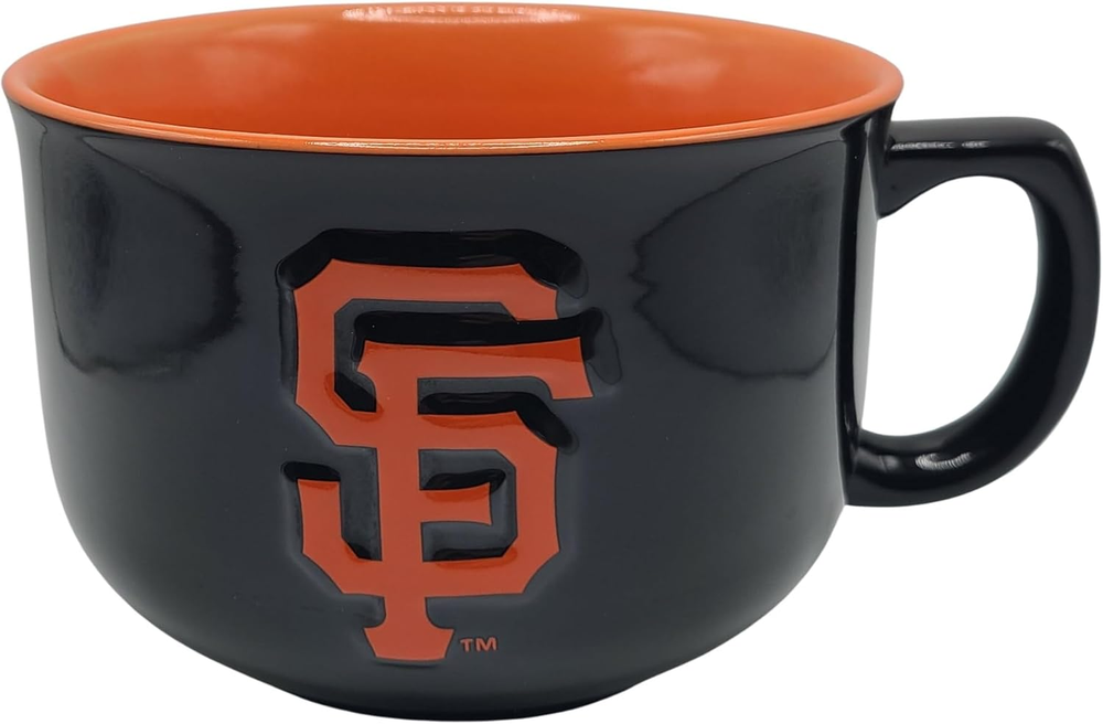 San Francisco Giants MLB Licensed 32Oz Oversized Two-Tone Bowl Mug