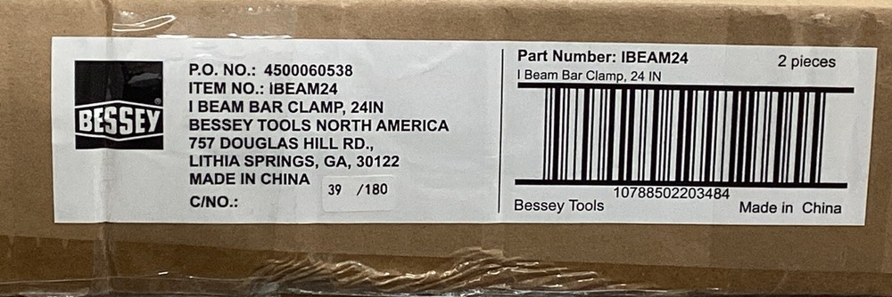 Bessey IBEAM Heavy Duty Steel Bar Clamp 24
