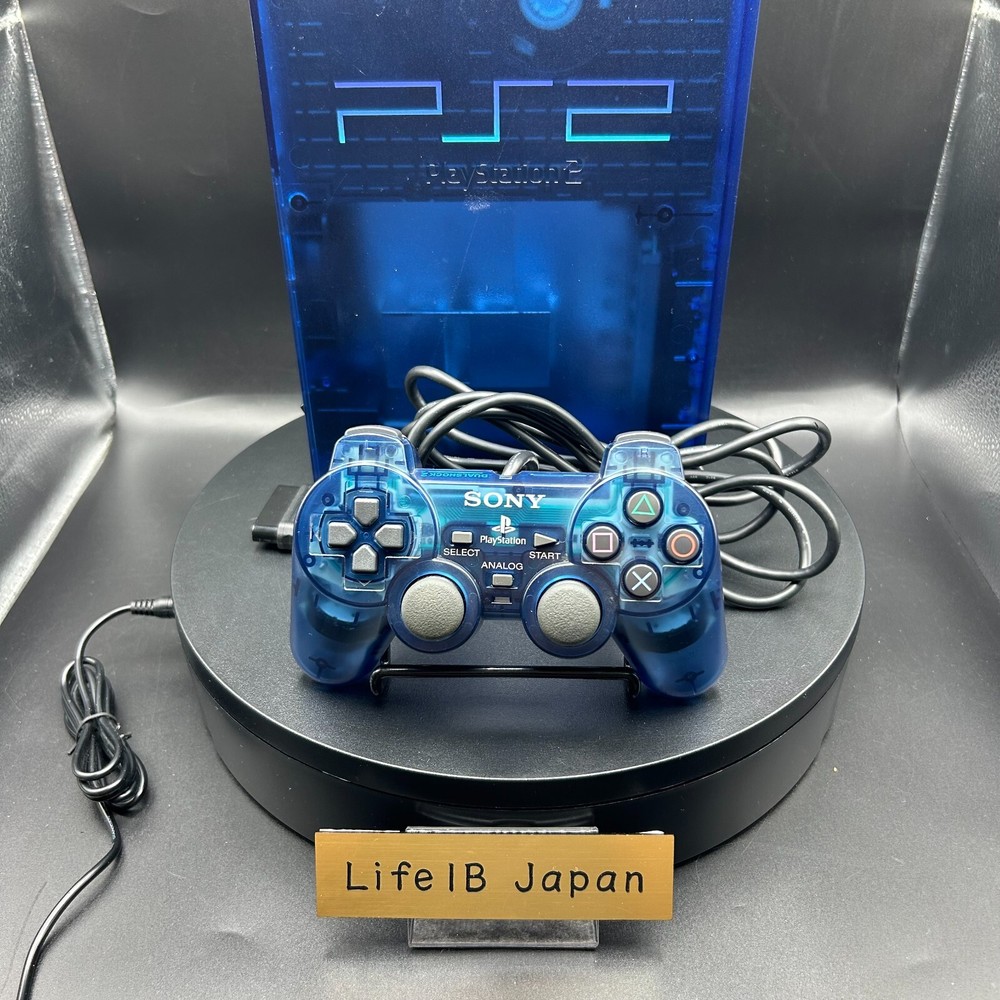 PS2 Ocean Blue Limited Edition Console SCPH-37000 JP