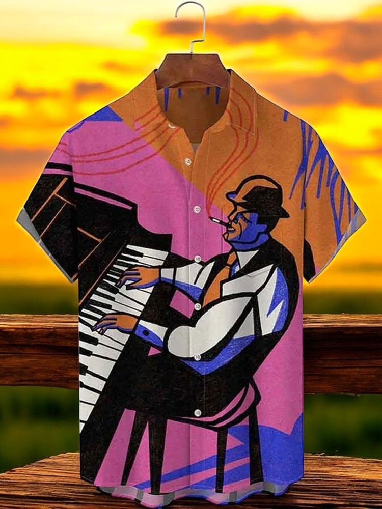 Music Collection Hawaiin Shirt