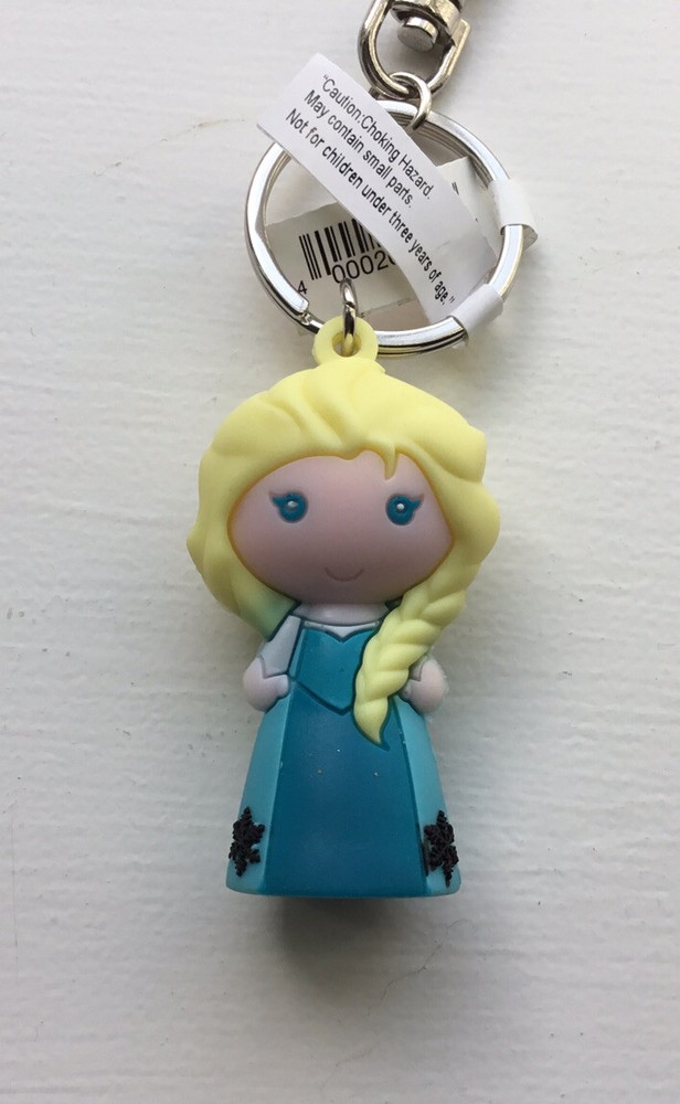 Disney Parks Elsa Frozen Cuties Kawaii Figurine Keychain PVC - NEW