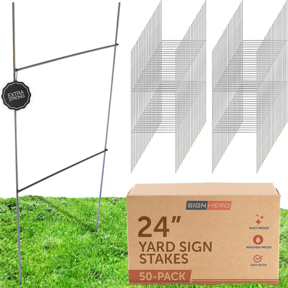 Yard Sign Stakes, 24