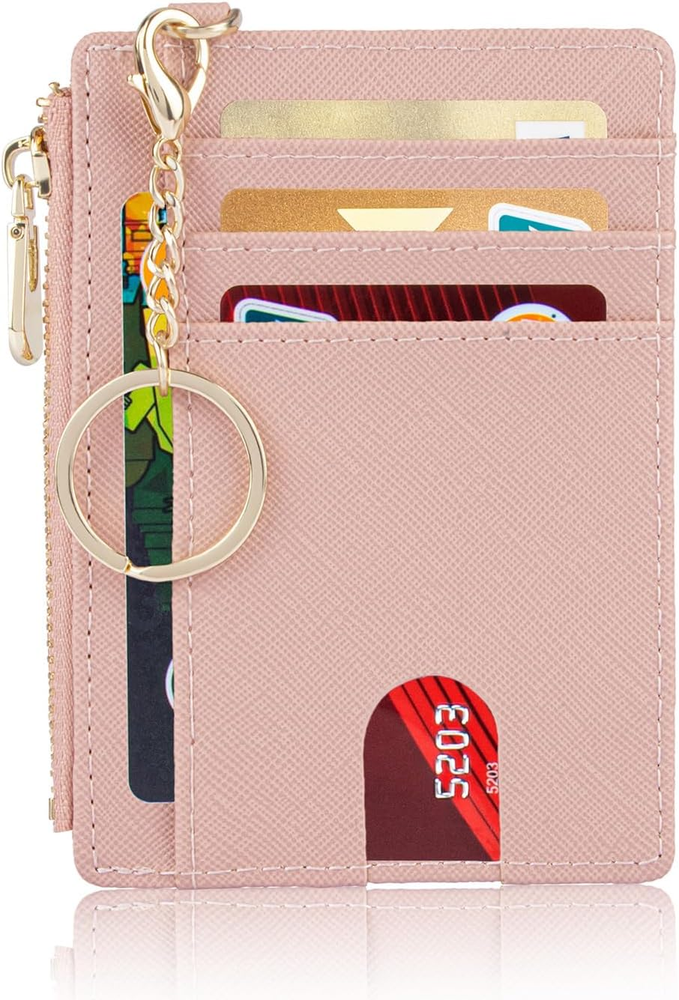 Slim Pocket Wallet, RFID Blocking Credit Card Holder Wallet with D-Shackle ID Wi