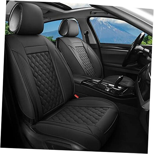 Car Seat Covers,Universal Fit for Most Cars,SUV,Sedans and Front Pair Black