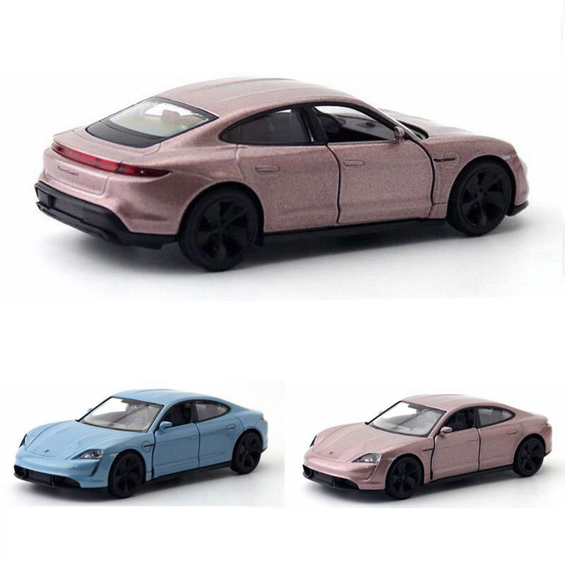 1/36 Scale Porsche Taycan Turbo S Model Car Diecast Vehicle Toys for Kids Gift