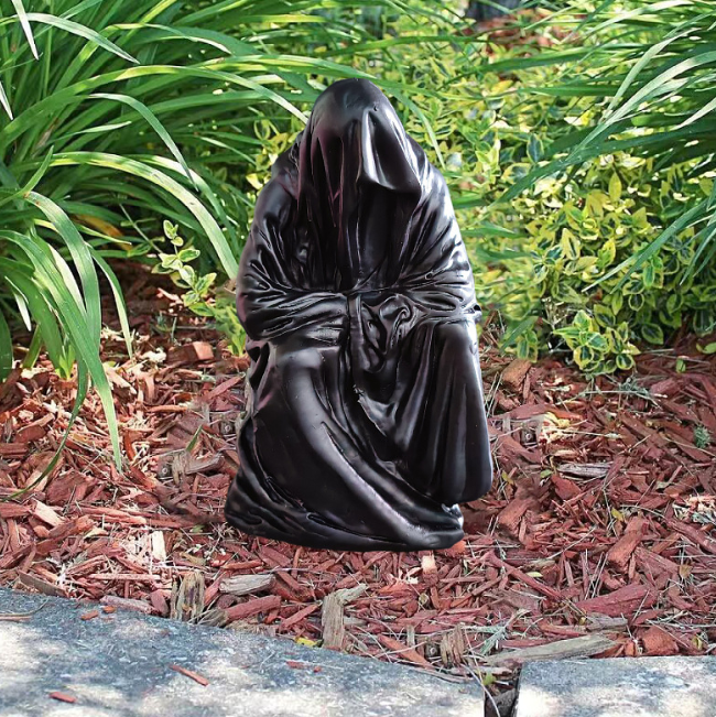 Ghost Wizard Death Robe Desktop Creative Sculpture Ornament, Resin Crafts