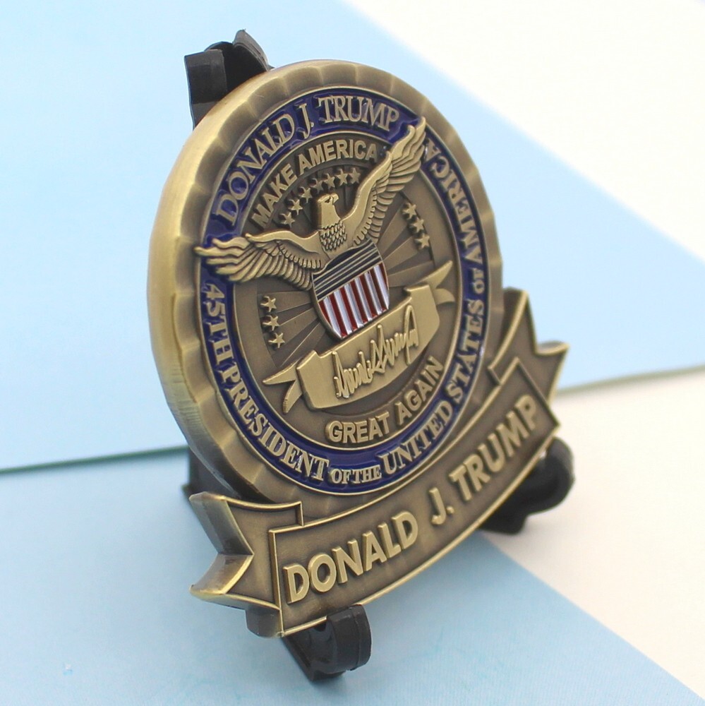 Donald Trump Challenge Coin MAGA White House Replica