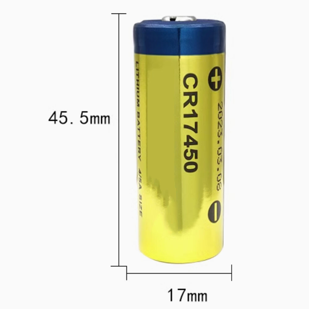 3V 2100mAh CR17450 Battery for Smoke Detectors Water Meters GPS