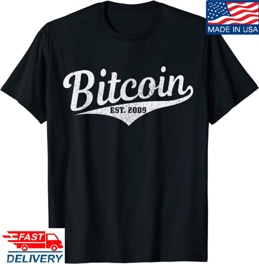 Coin Est. 2009 Coin Crypto Currency Trader Investor Gift T-Shirt, Bit,coin Shirt
