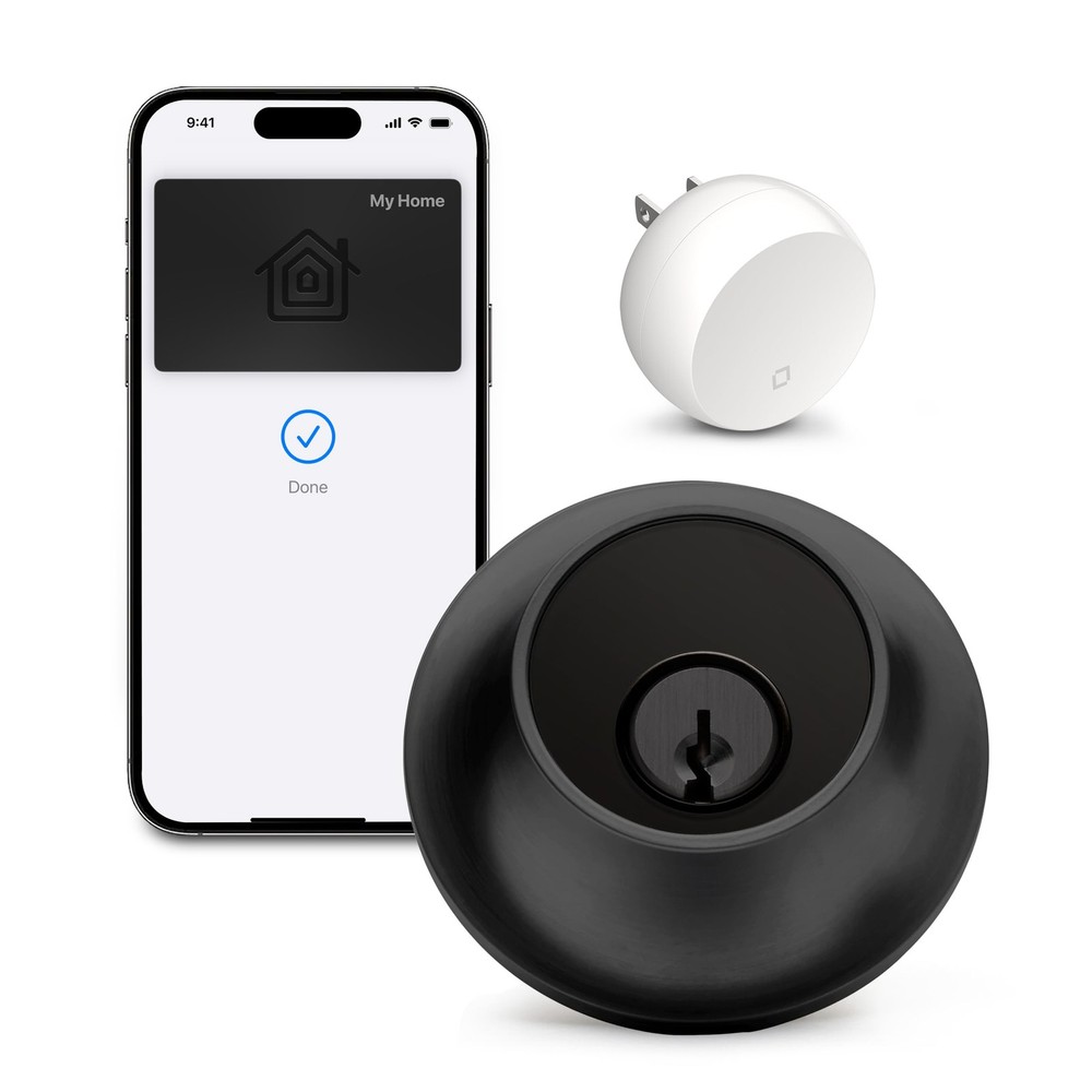Smart Lock+ WiFi Deadbolt – Tiny Secure Home Keyless Entry with Apple HomeKit