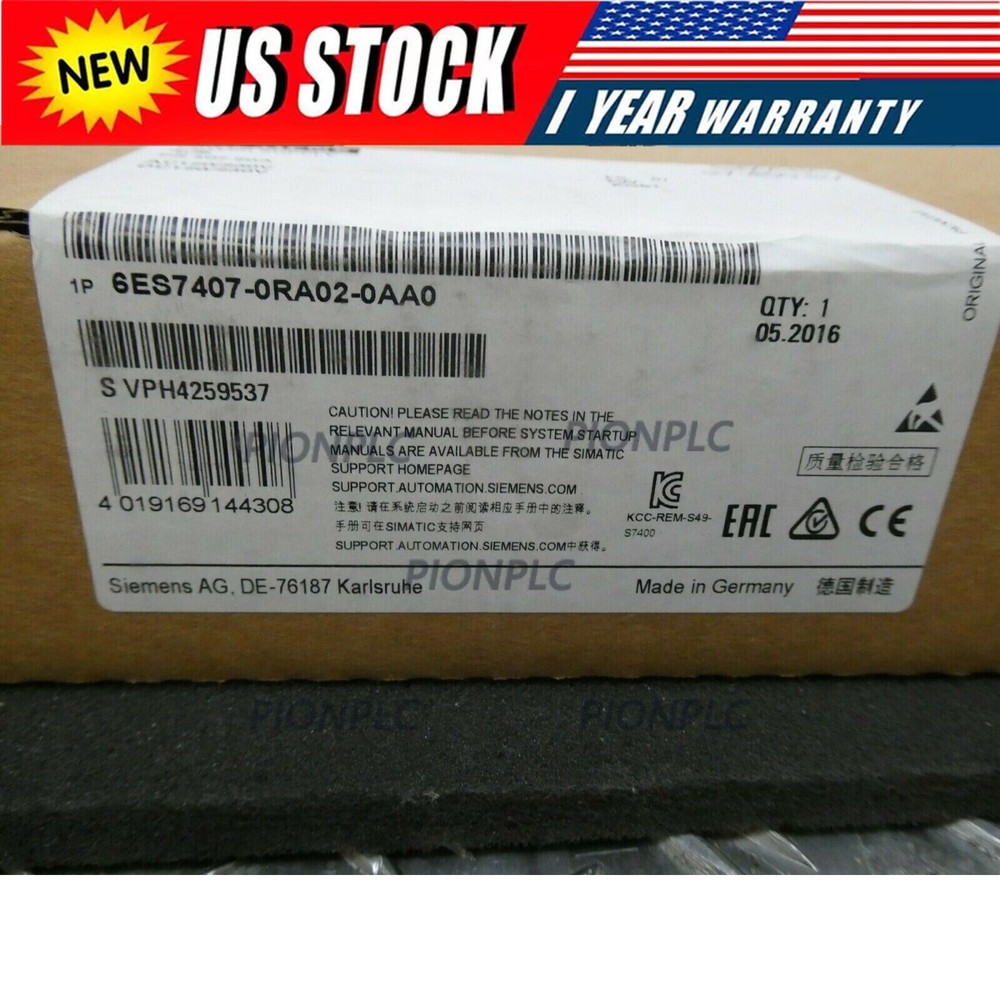 New Siemens SIMATIC S7-400 Power supply 6ES7407-0RA02-0AA0 6ES7 407-0RA02-0AA0