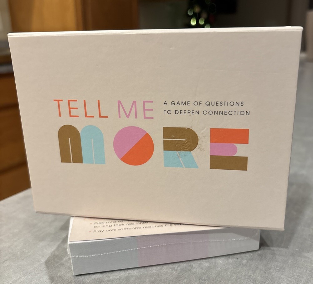 Tell Me More: A Conversation Starter Game of Questions to Deepen Connection
