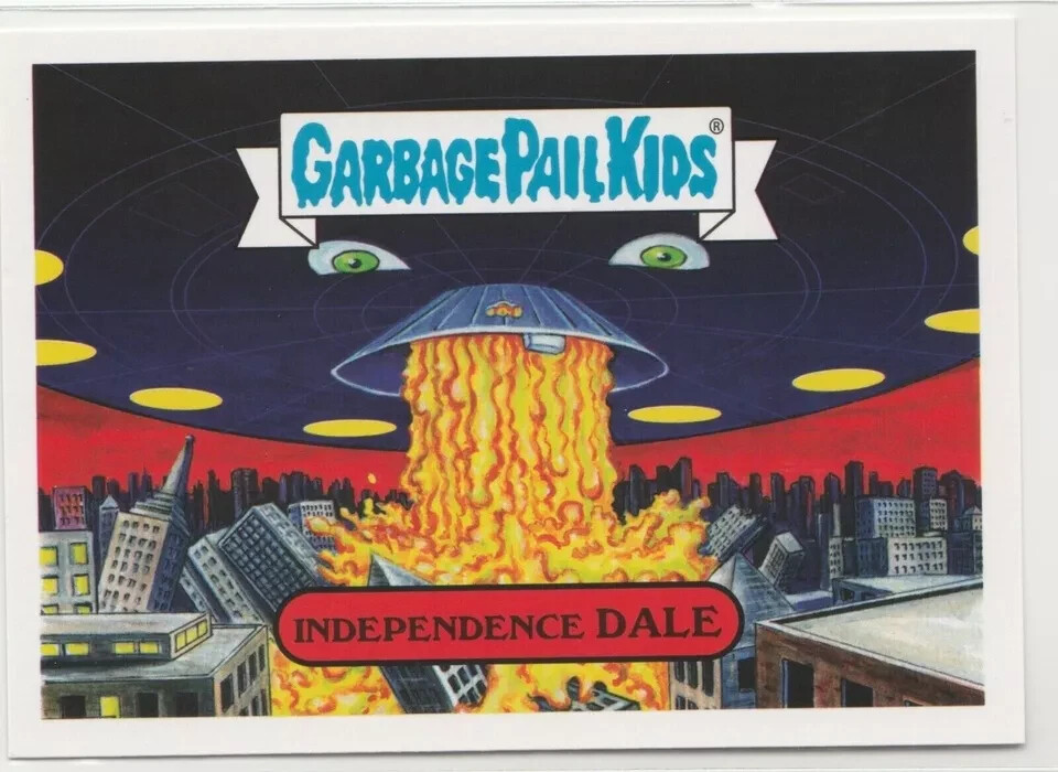 Independence Dale #5a Garbage Pail Kids GPK 2017 Adam-geddon Trading Card
