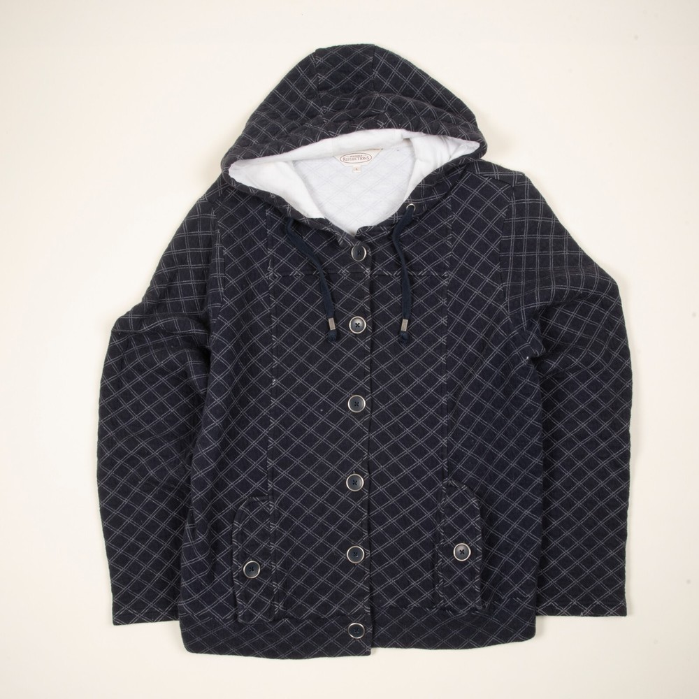 Vintage Northern Reflections Shirt Hoodie Overshirt Shacket 2401