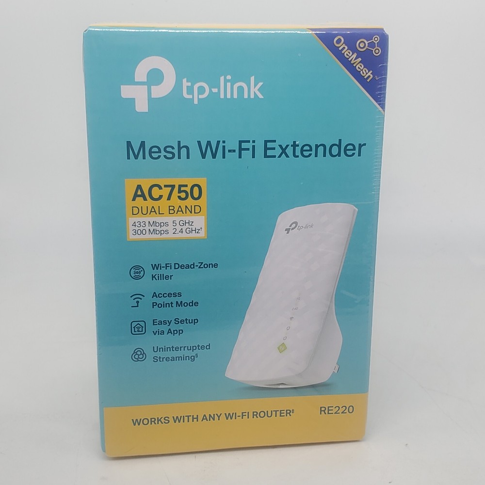 TP-LINK AC750 750Mbps WiFi Range Extender Brand New And Sealed Fast Shipping