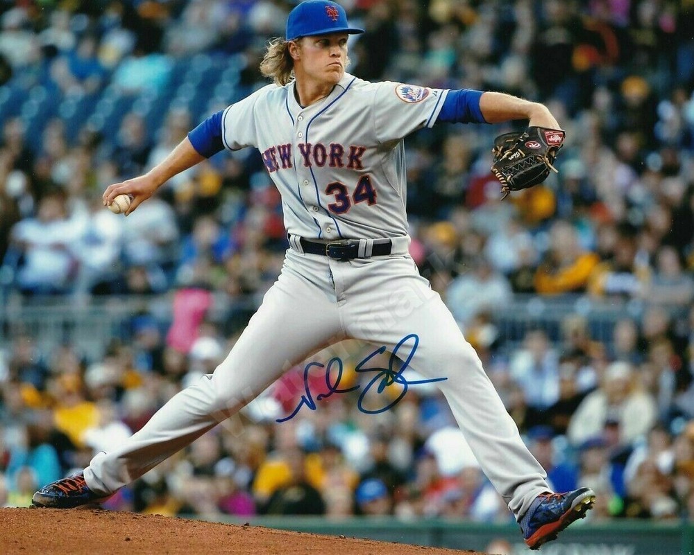 Noah Syndergaard Autographed Signed Photo ( Mets ) REPRINT