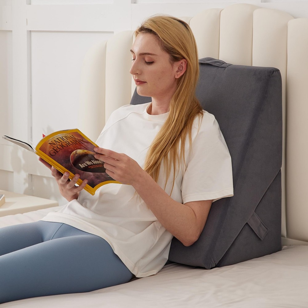 Adjustable 9&12 Inch Wedge Pillow for Sleeping and Support