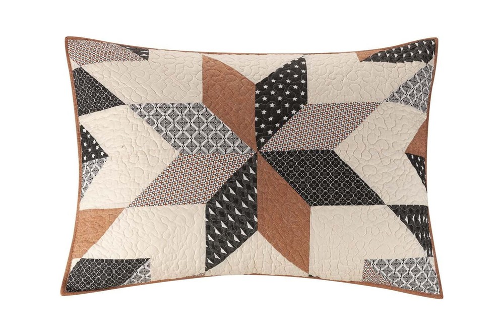 Better Homes & Gardens Off-White Starburst Cotton, Standard Sham, (2 Count)