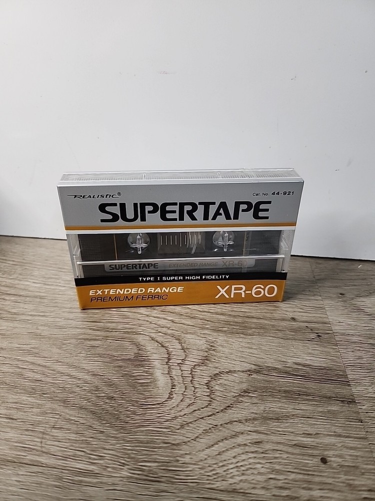 REALISTIC Radio Shack SuperTape XR-60 Blank Sealed Cassette Tape
