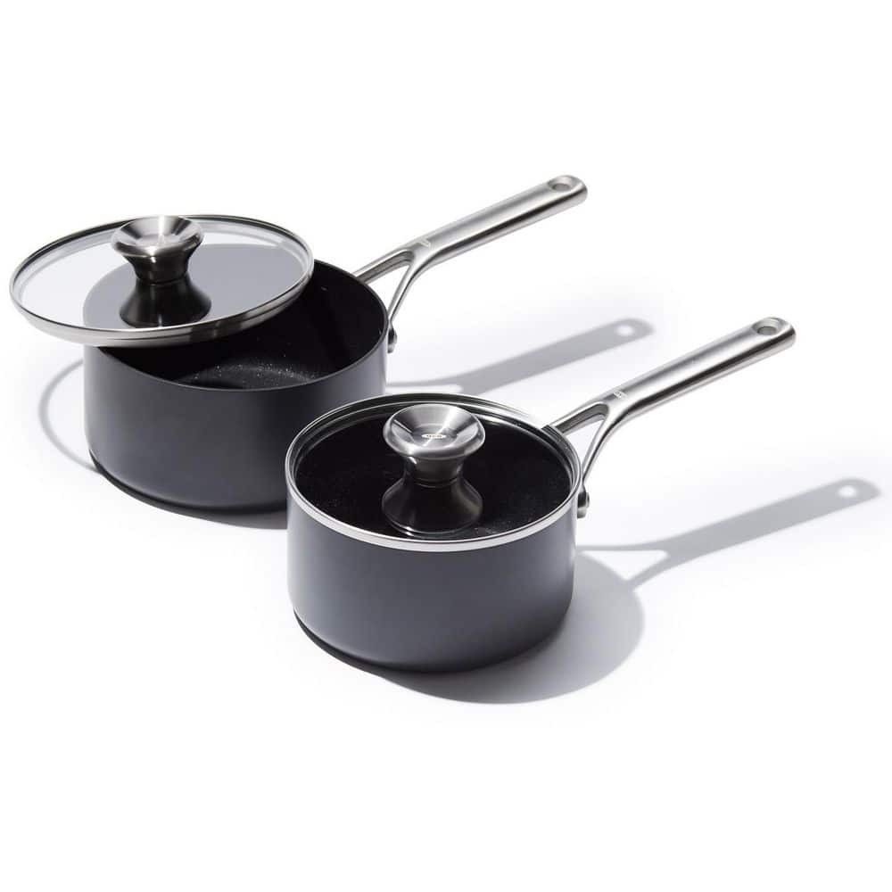 Ceramic Non-Stick 4-Piece Saucepan Set for Professional Cooking