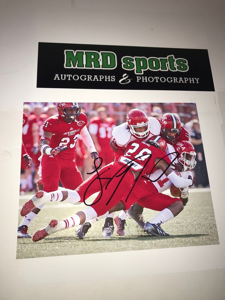 Siran Neal Jacksonville State hand signed autographed 8x10 football photo