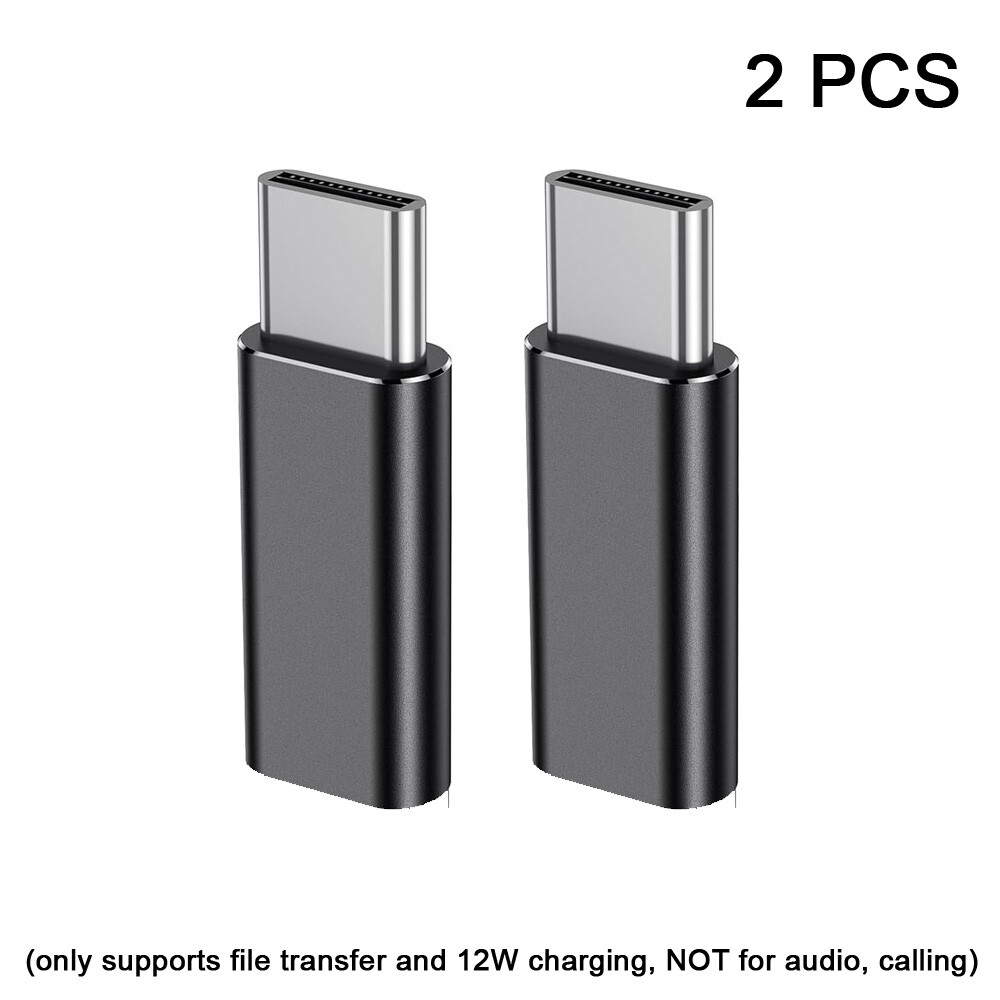 Fast Charging USB-C Adapter Cable 2-Pack for iPhone 16 Pro Max