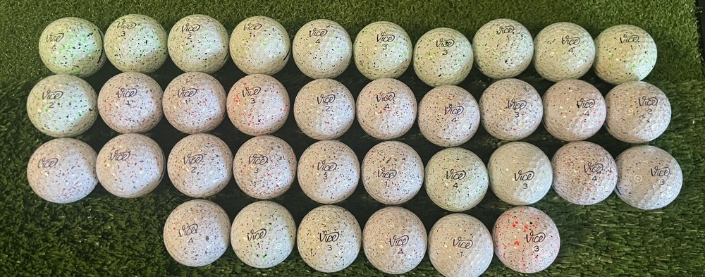 36 Speckled Vice Golf Balls All AAAAA (MINT!) Condition Free Shipping-image