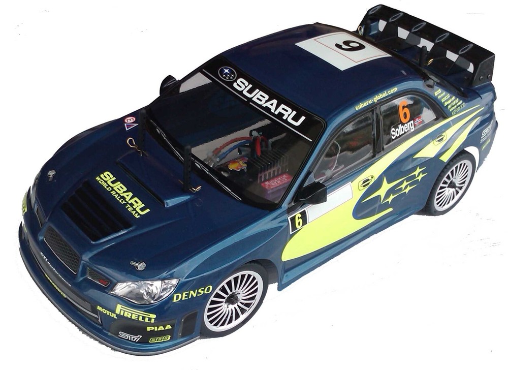 Carrocería Lexan transparente 1:10 RC Subaru Impreza WRC 2007 200 mm Nitro o Colt eléctrico