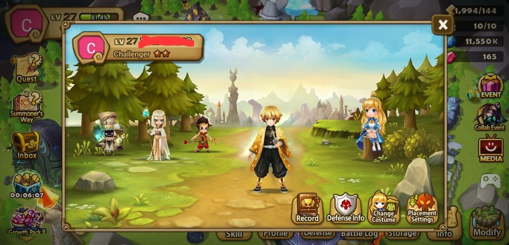 Summoners War Global Starter : 3LD Light Desert Queen + Light Zenitsu + Tablo