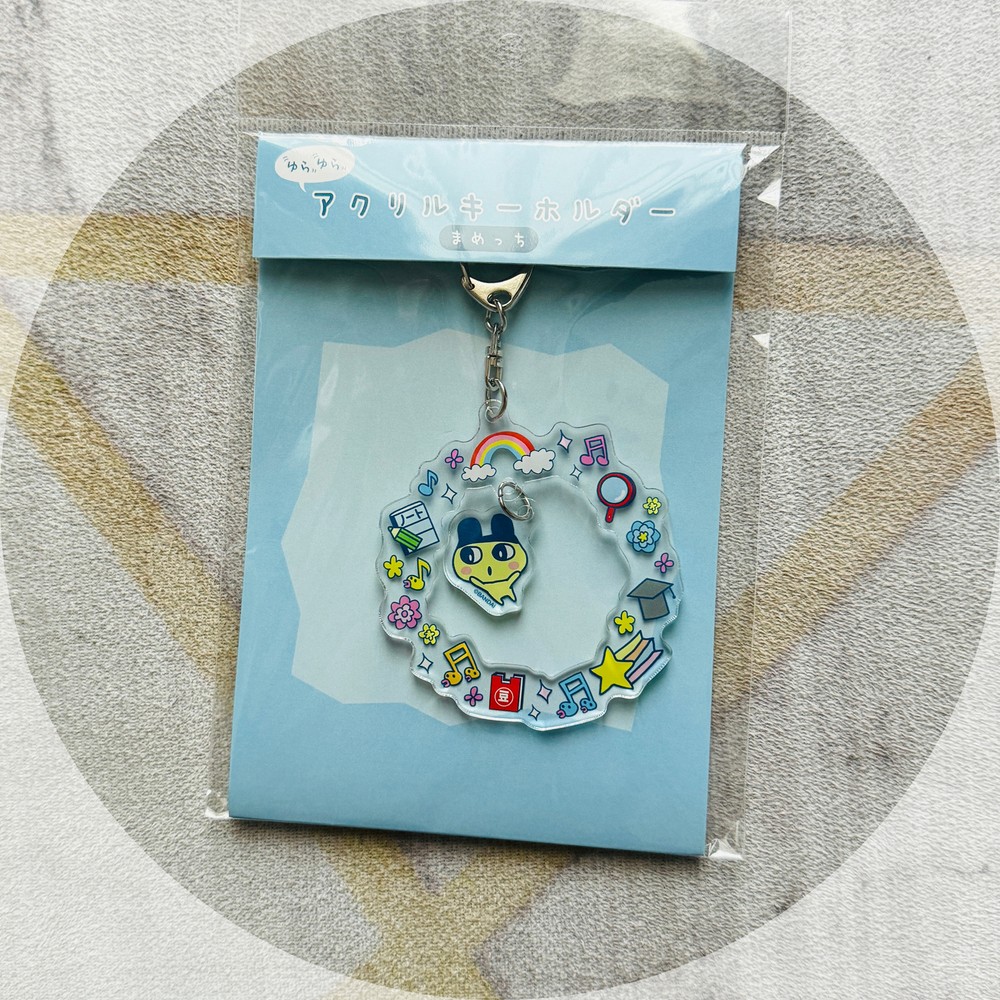 Tamagotchi K-Tama 20th Anniversary! Mametchi YuraYura Acrylic Keychain 2024