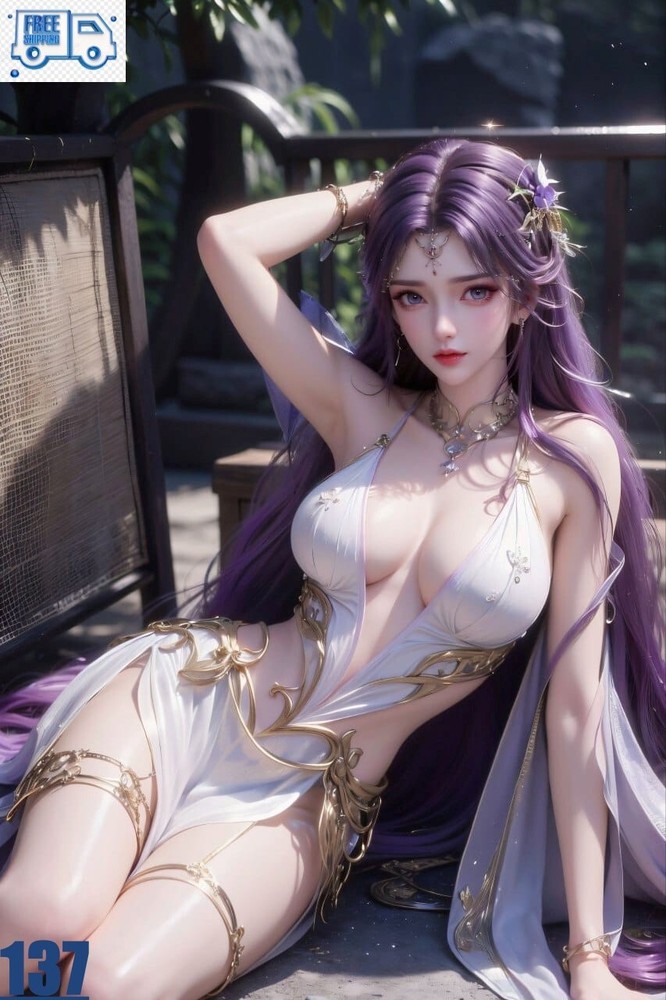 AI Art Chinese Girl Digital Background Desktop Image by rasnil_838 C12-image