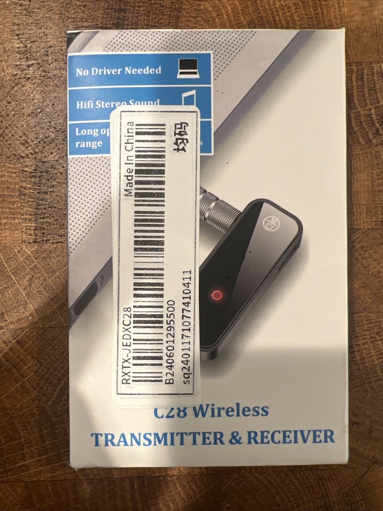 BT Transmitter&Receiver Hands-free Car Wireless Audio Adapter with Mic P3M4