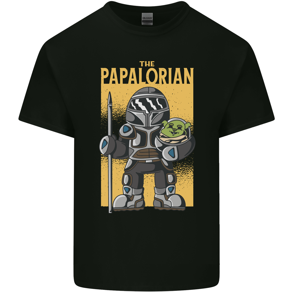 Fathers Day The Papalorian Funny Papa Mens Light Cotton T-Shirt-image